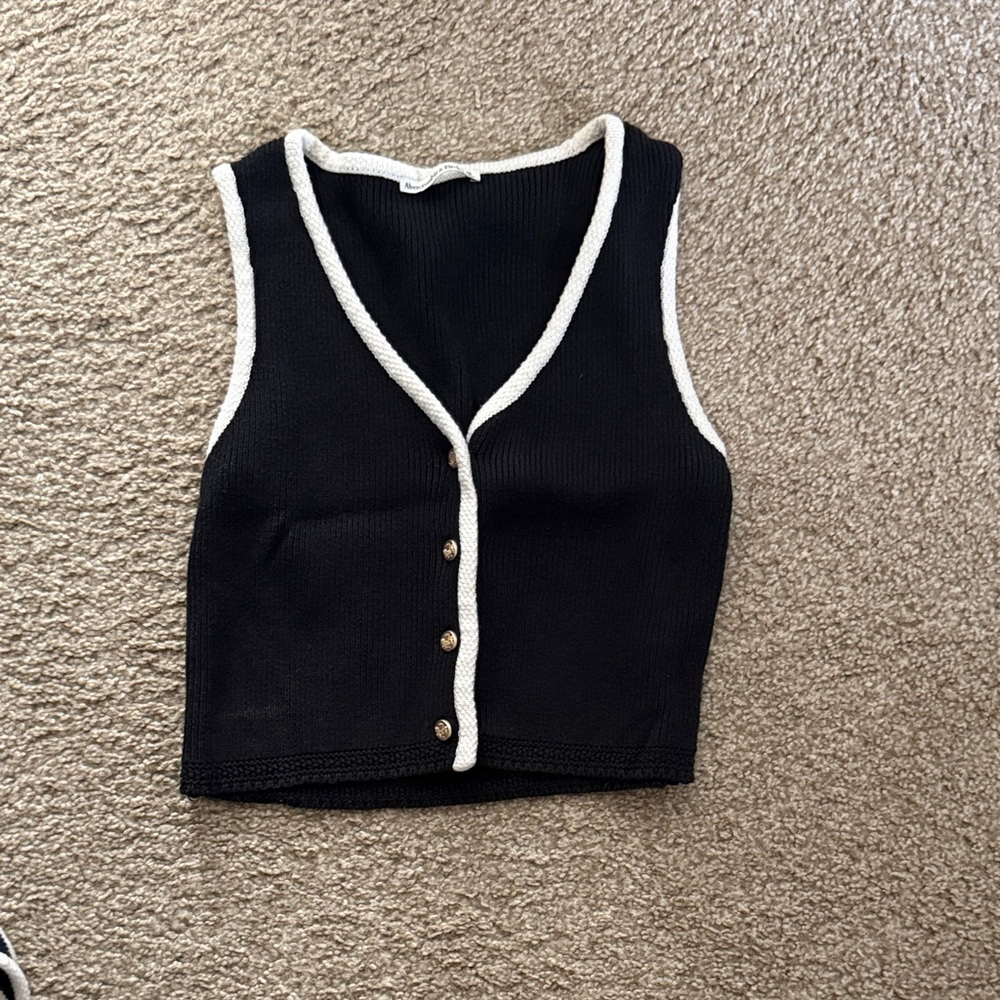 The A&F Mara Button-Up Sweater Vest